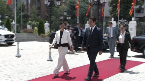 Еврокомесарката Марта Кос во посета на Скопје на средби за реформите и европскиот пат
