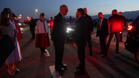 Зеленски во Евиан бара нова поддршка за Украина на самит на Г7