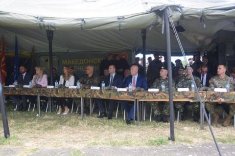 Министерот Мисајловски и генералот Лафчиски на средба со американскиот амбасадор во НАТО, Витакер